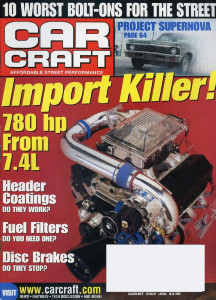 CAR CRAFT 2002 AUG - 780hp RAT, '41 WILLYS DRIVER